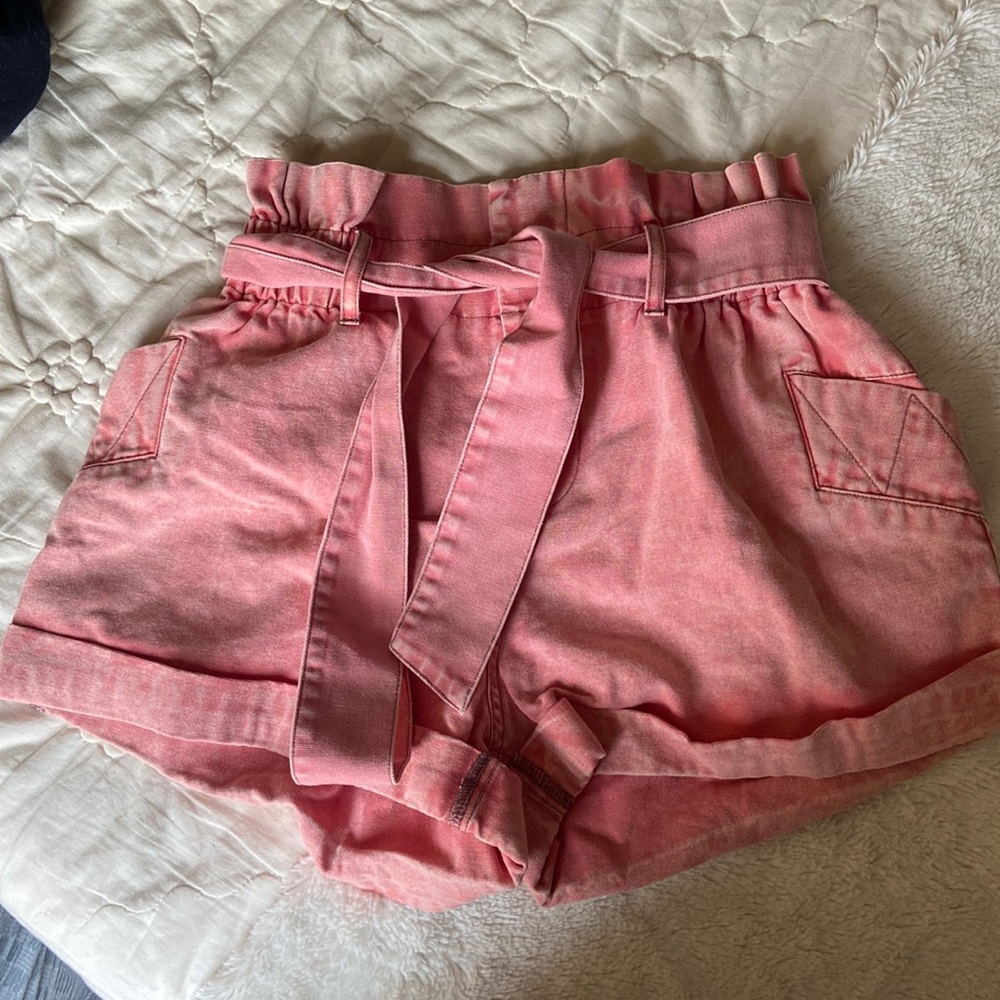 BDG Pink Cargo Shorts, Size XS